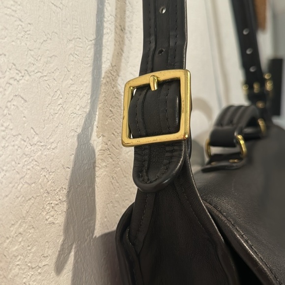 COPY - Vintage COACH 5180 Metropolitan Black Leather Brief Bag - Picture 5 of 16